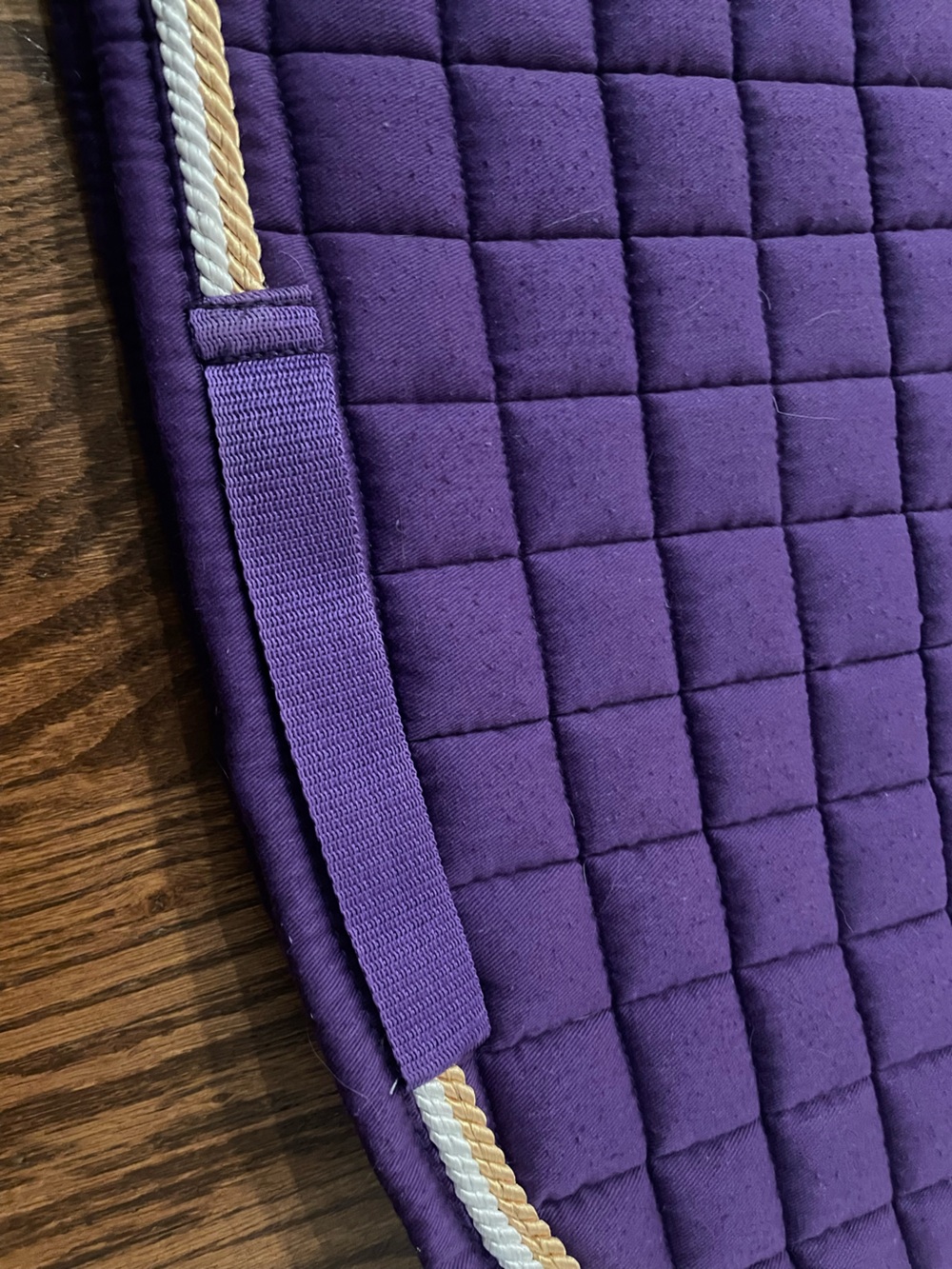 Purple All Purpose Saddle Pad Set - Picture 3 of 13